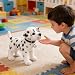 Xiyocadt Hund Kuscheltier, Plüschtier Hunde 25/32cm, Stofftier Plüschhund-Weizenhund Fleckenhund Plüsch Spielzeug für Baby Kinder Freunde (Stellung 25CM)
