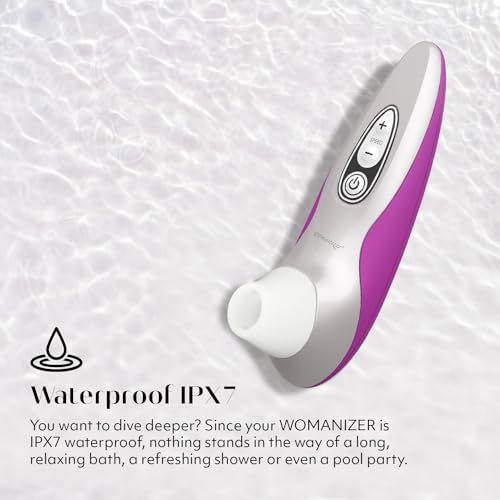 Womanizer ウーマナイザー Pro 40 クリトリス 吸引 バイブ - クリ吸引 6段階の吸引モード - 防水 吸引 バイブ - 女性用 カップル用 充電式 バイブ アダルトグッズ - マゼンタ - 画像4