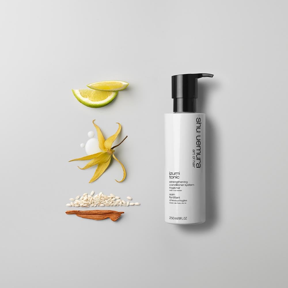Shu Uemura, Izumi Tonic, Verdichtender und stärkender Conditioner, Für brüchiges Haar, Mit Reiswasser, Für mehr Feuchtigkeit und Glanz, 250 ml