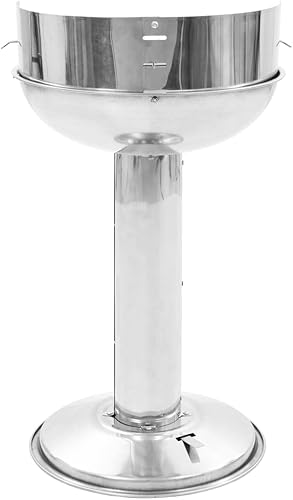 Miniatura 4 de GOLINPEILO Kamado - Parrilla de barbacoa ahumador de cerámica de 31.9 pulgadas, parrilla de carbón portátil al aire libre para pizza, verduras,