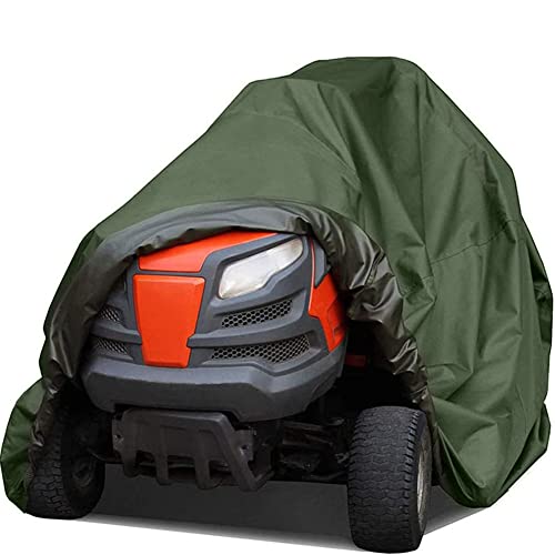 Cubierta De Impermeable para CortacéSped,Asudaro Cubierta De CortacéSped con Bolsa De Almacenamiento Cubierta para Tractor De CéSped Funda Impermeable CortacéSped Tela Oxford 245cmx50cmx140cm