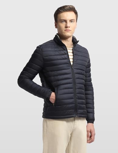 Image of Arrow sport men's solid regular fit packable jacket