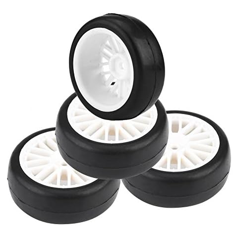 Llantas de Goma Esponja Interna Dilwe para RC Racing 1/10 On-Road Drift Cars Cover