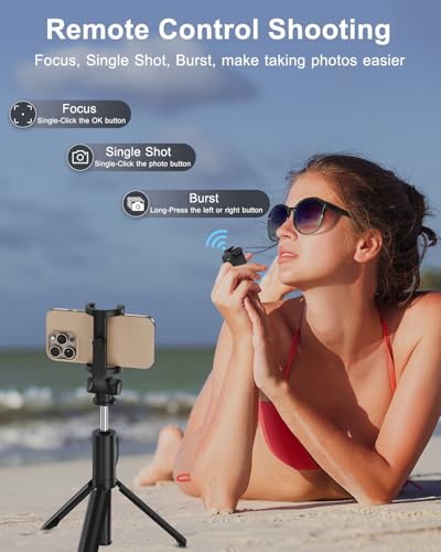 Image of [New Upgrade, Easy to Use] TikTok Scrolling Ring Remote Control, Camera Shutter Remote, Wireless Bluetooth Scrolling Ring for iPhone, iPad, iOS, Android - Black
