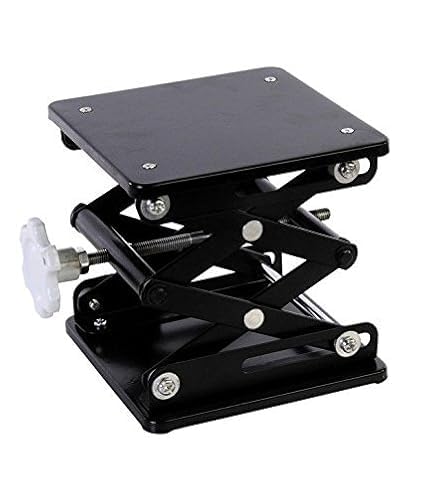4x4 Inch Laboratory Jack – Adjustable Iron Platform for Experiments, Precision Height Adjustment & Scientific Equipment Support