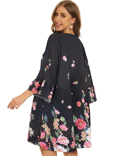 Image of Swimsuit Coverups for Women Sarong Beach Bikini Wrap Sheer Short Skirt Chiffon Scarf for Swimwear