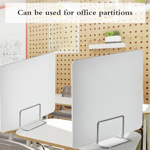 Cloison de bureau autoportante isolante pour comptoir et table partag&eacute;e