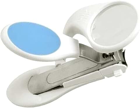 Sure Clip, World's Most Advanced Fingernail Clipper Magnifying Lens LED Light Wide Non- Slip Grip As Seen On Tv