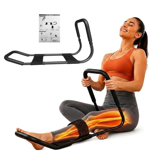 Hamstring Stretcher for Knee Extension Adjustable Leg Stretcher for Flexibility Calf Hip & Lower Back Stretching Equipment Knee Stretcher for Mobility Yoga Physical Therapy & ACL Recovery