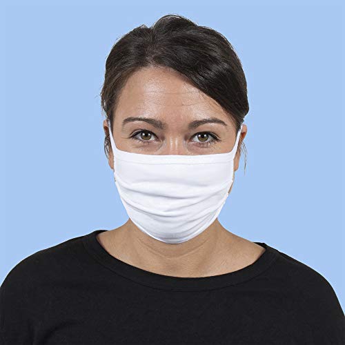 Gildan GM2020 Adult Reusable 3-Layer Tie-On Cotton Face Mask thumb #2