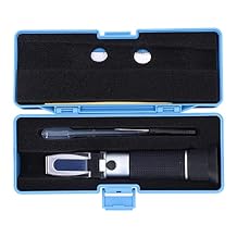 Refractometer Meter Tool, Dual Scale Handheld Measuring Device for Sugar Content, Simple to Use in Brewing, Great for Agricultural and Pharmaceutical Use