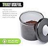 TRU Conical Burr Grinder - Precision Coffee Bean Grinder with 30 Grind Settings - Adjustable Grind Time & Digital Countdown - 9 oz Bean Hopper for Espresso & Drip Coffee