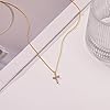 Vayfoni 14K Rolled Gold Cross Necklace for Women & Girls - Dainty Small Cross Necklace Pendant - Simple Gold - Faith Jewelry - Personalized Gift #4