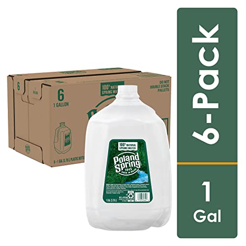 Image of Poland Spring Maine Spring Bottled Water - 1 Gallon, 6 Pack