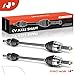 A-Premium Pair (2) Front CV Axle Shaft Assembly Compatible with Subaru Forester 2014 2015 2016 2017 2018, H4 2.0L 2.5L, Driver and Passenger Side