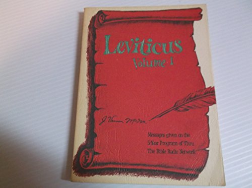 Leviticus (Volume 1 - Chapters 1 - 14) B000HLFMFA Book Cover