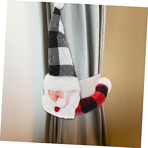 Hebilla de cortina de Santa para evitar que el viento mueva los visillos 8