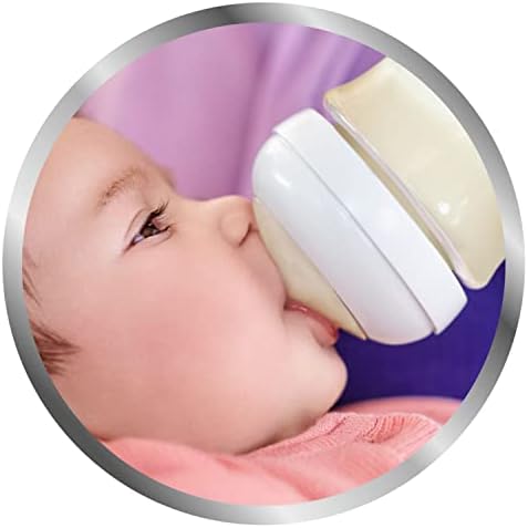 Philips Avent Natural Feeding Bottle 2 Count 260ml, Pink, Translucent