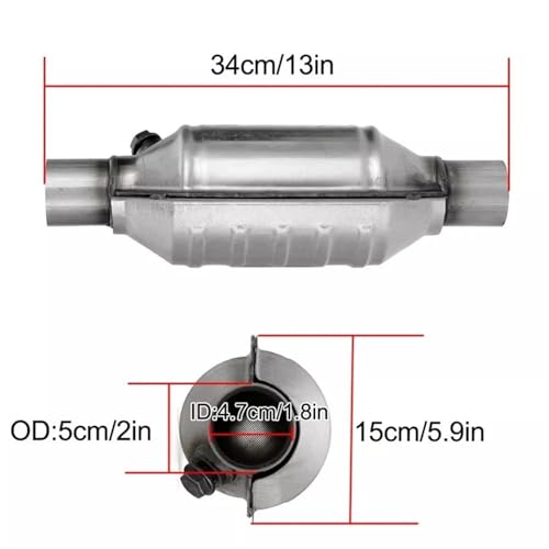 Sensor de oxígeno para convertidor catalítico universal de escape 400 Cpsi en acero 5