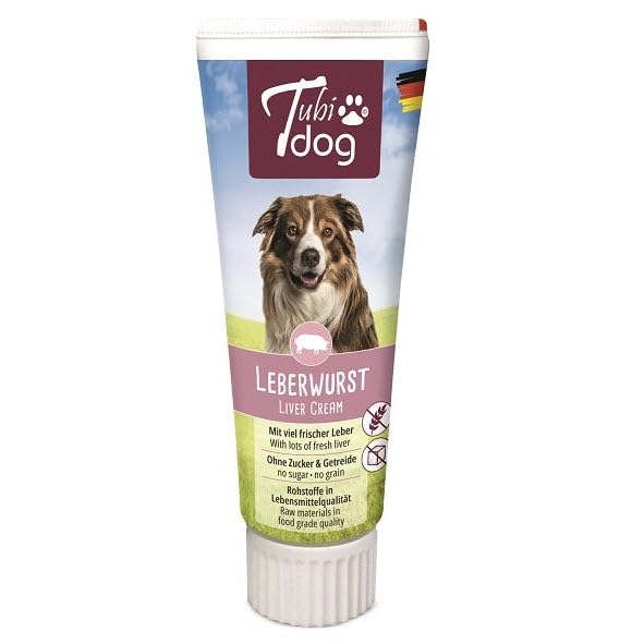 Tubidog Delikatess Leberwurst für Hunde, 75 g