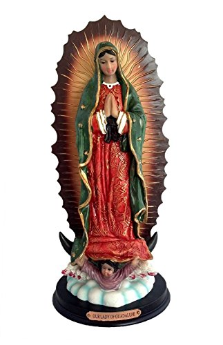 12 Inch Statue Virgen de Guadalupe Virgin of Maria Mexico Catholic