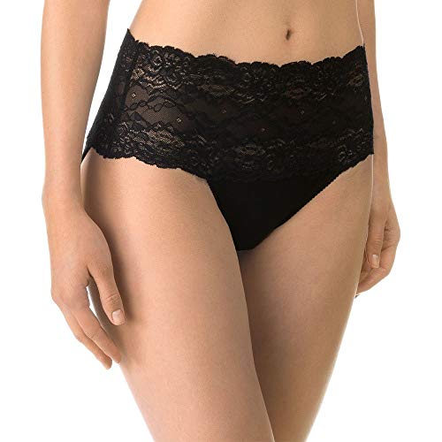 Panty Damen für Sex mit Spitze Hipster Erotisch Unterwäsche Verführerisches Lace Unterhose Frauen Schlüpfer Spitzen-Blume Hollow Out Slips Atmungsaktiv Erotic Lingerie Spitzen String Tanga