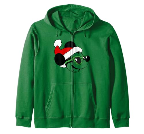 Sweat Mickey Cool Santa Zip Hoodie Disney pour vos soirées d'hiver cocooning