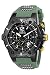 Invicta Men's Bolt Stainless Steel Quartz Watch with Polyurethane Strap, Green, 23.5 (Model: 25471)