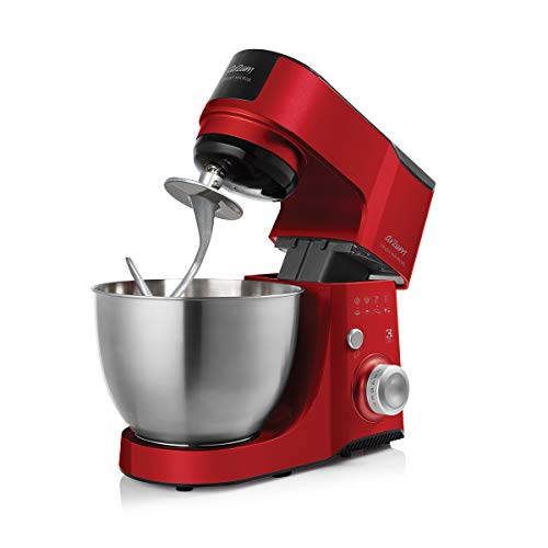 Arzum AR1067 Crust Mix Plus Stand Mixer, Impastapasta, Tritacarne, 4,5 L, Melograno