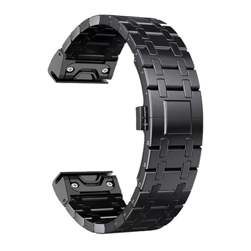 Bracelet montre Garmin Fenix 8 51mm et Tactix 7 : le style métal idéal du bureau aux sorties