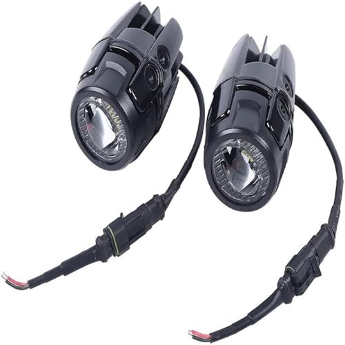 Motorrad LED Nebelscheinwerfer Mit Kabelbaum 2* Für BMW R1200GS F800GS Zusatzscheinwerfer Lauflicht