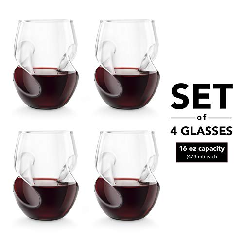 Final Touch Conundrum Red Wine Glasses (Set of 4) (GG5009) - Thumbnail 2