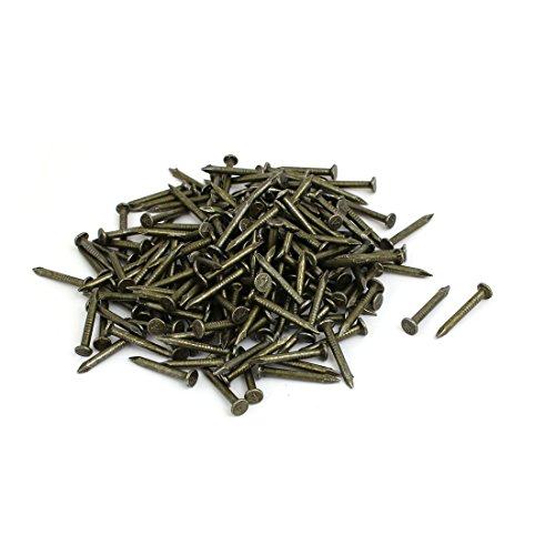 Aexit Fiber Concrete fastener Cement Wall Carbon Steel Point Tip Wire Nails 2.8mmx25mm 300PCS Model:48as615qo284