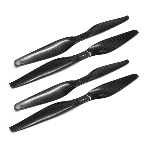 Hélices 1255 en fibre de carbone style T 12x5.5 à profil ultra rigide CW CCW