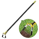 REDMOL Hoe Garden Tool - Newest Garden Hula Hoes for Weeding Gardening Long Handle Heavy Duty - Adjustable Weeding Loop Stirrup Hoe Garden Tool (30-60Inch)