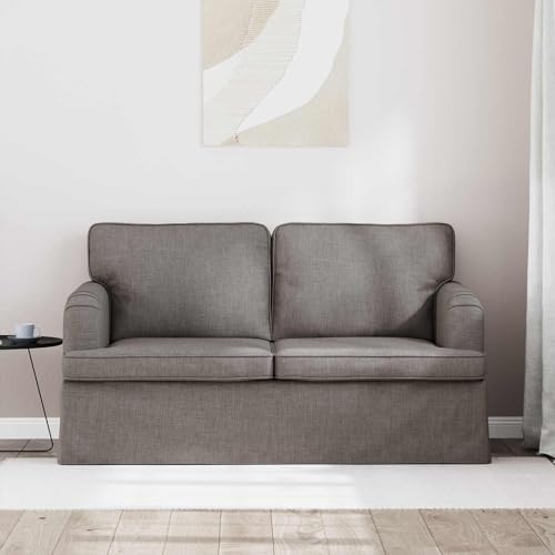 Sofá de 2 plazas ergonómico que alivia la espalda con estructura de metal resistente 5