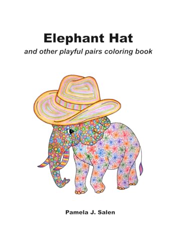 Elephant Hat and other playful pairs coloring book