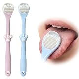 Pulizia profonda a doppia faccia e doppio effetto: un lato è dotato di una spazzola morbida e fine che rimuove delicatamente i residui della patina linguale, mentre l'altro lato ha un raschietto liscio che elimina con precisione la patina accumulata. Delicato sulle papille gustative, offre la massima efficacia pulente, ripristinando facilmente l'igiene orale.