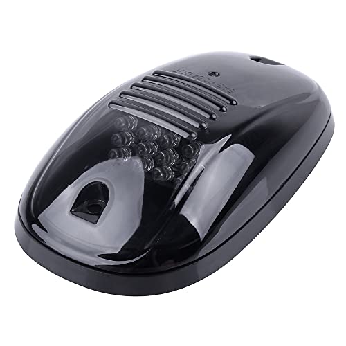 LBRST 5x Amber 12 LED Smoke Cab Roof Running Top Marker Lights Assembly Replacement for Dodge Ram 1500 2500 3500 4500 5500 2003-2018 Pickup Trucks