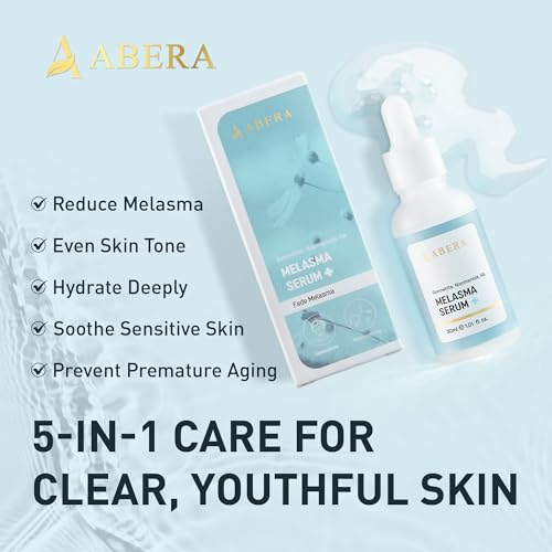 Abera Melasma Serum Plus, Dark Spot Corrector for Face with Niacinamide & Peptide, Discoloration Correcting Serum for Sun Spots & Uneven Skin Tone, 1.0 Fl Oz (Pack of 1) — view 2