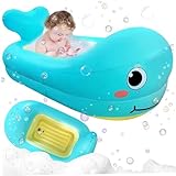 Intérieur antidérapant pour plus de sécurité : le fond texturé et antidérapant aide à maintenir votre tout-petit en place pendant le bain..Cela a ajouté de la sécurité, en particulier pour les bébés qui apprennent à s'asseoir ou à se déplacer.