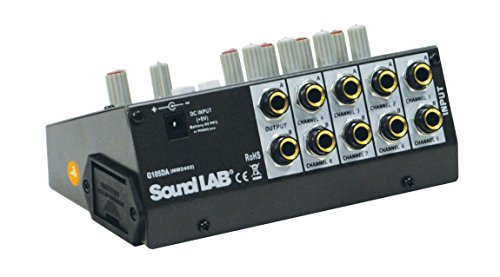 SoundLab Mélangeur de Microphone stéréo 4 canaux – vue 3