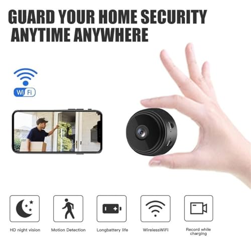 QKSKYP Vista Focus Camera 2024, Vista Focus – Magnetic Security Camera, Mini 1080p HD Wireless Magnetic Security Camera, 2.4ghz WiFi Wireless Small Camera with App (4Pcs) - Thumbnail 7