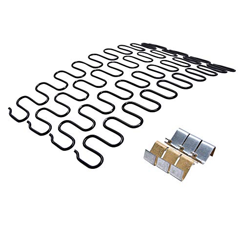 15inch Sofa Upholstery Spring Replacement- 4pk with Z Clips Wire for Furniture Chair Couch Repair