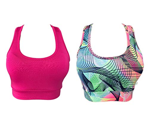 kit 2 Top Com Bojo Nadador Suplex Liso Ou Estampado PINK-21A G