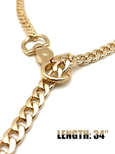 paloli women39s slip chain rainbow heart o-ring chunky chain necklace rays cuban long layered jewelry adjustable lariat y-necklace heart loop choker