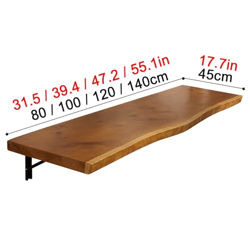 Table pliante murale robuste à haute résistance pour écran et ordinateur - 8