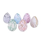 Regalo perfecto: estos huevos para incubar son bonitos, mágicos, la mejor opción como un regalo de dinosaurio para tus hijos: suministros de fiesta de dinosaurios, cojines de cesta de Pascua, cumpleaños, Navidad, premios escolares, premios de carnaval, piñata, fiestas de Pascua, bolsas de regalo.