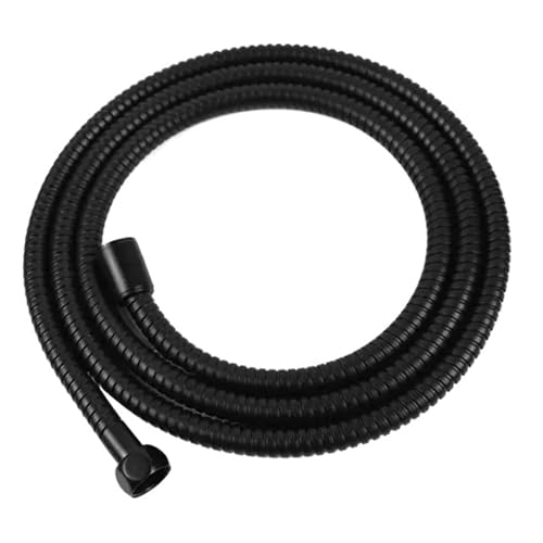 Pacchetto accessori for doccia a mano pressurizzata for bagno, ugello, grande uscita d'acqua, 5 modelli, adattamento universale(1.5m Black Hose)