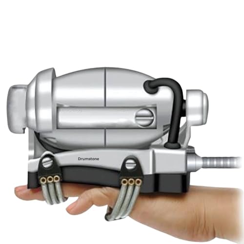 Drumstone (𝐒𝐩𝐞𝐜𝐢𝐚𝐥 𝟏𝟓 𝐘𝐞𝐚𝐫𝐬 𝐖𝐚𝐫𝐫𝐚𝐧𝐭𝐲) Handheld Electric Head & Body Massager with Dual Speed Vibration, Ergonomic Grip, Portable Design for Relaxation, Scalp, Neck & Shoulder Use